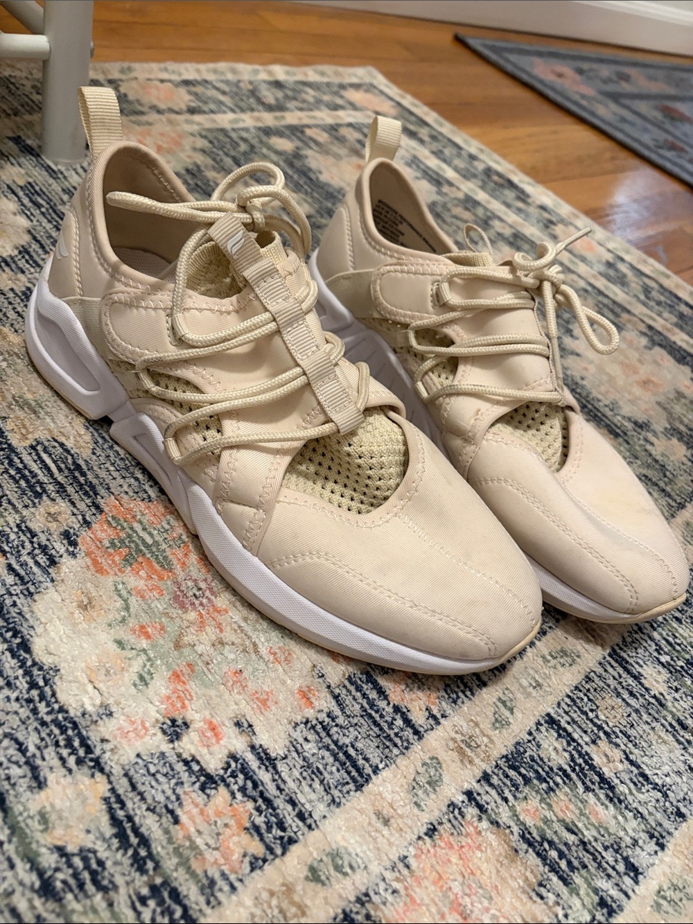Fabletics Neutral Beige Athletic Sneaker - Lightweight Comfort